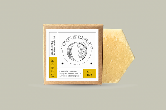 CITRINE: Conditioner Bar for Wavy and Curly Hair - Corvus Botanicals