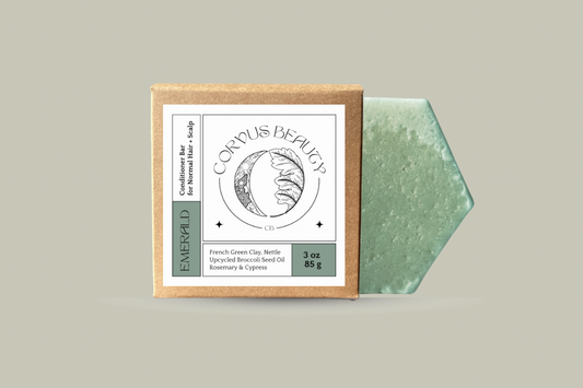 EMERALD: Maintenance Conditioner Bar for Normal Hair - Corvus Botanicals