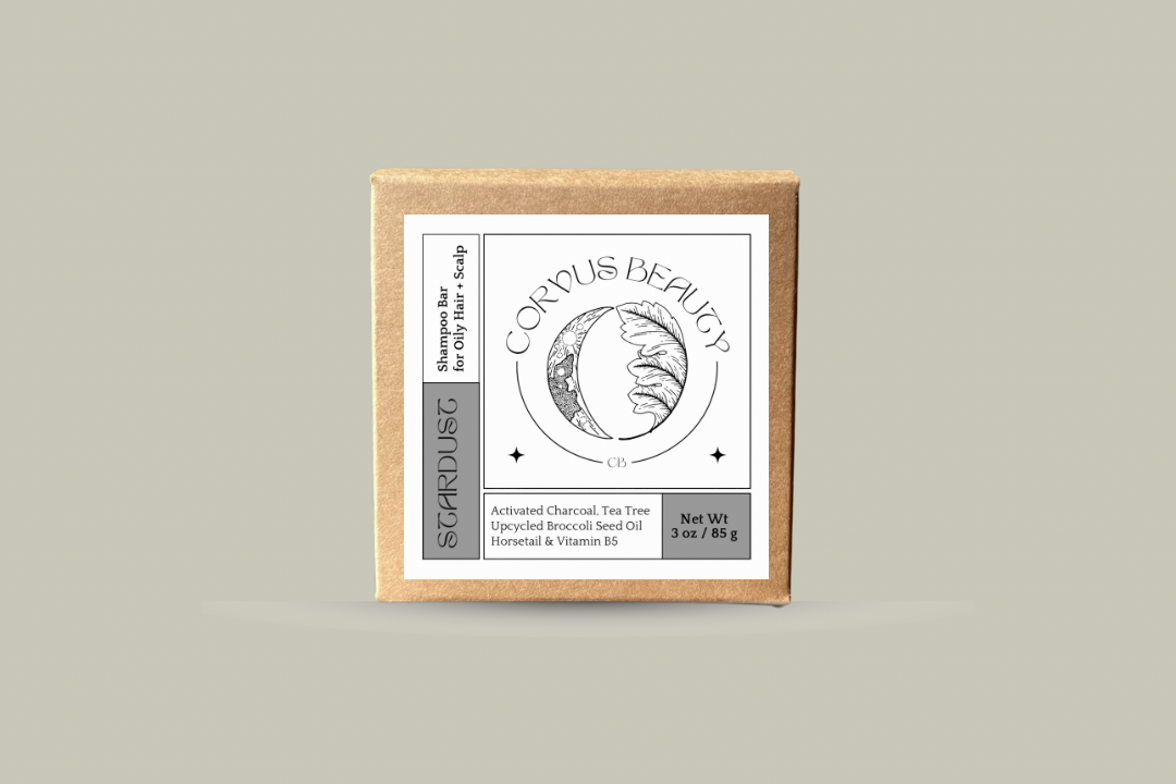STARDUST: Clarifying Shampoo Bar for Oily Hair and Scalp - Corvus Botanicals