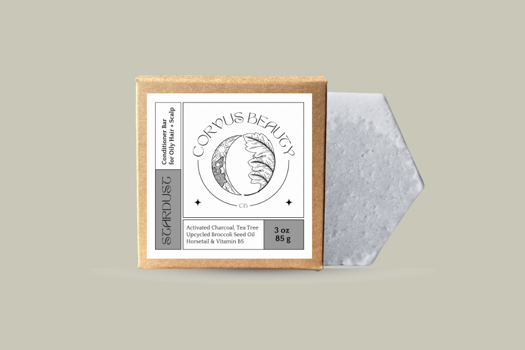 STARDUST: Clarifying Conditioner Bar for Oily Hair - Corvus Botanicals