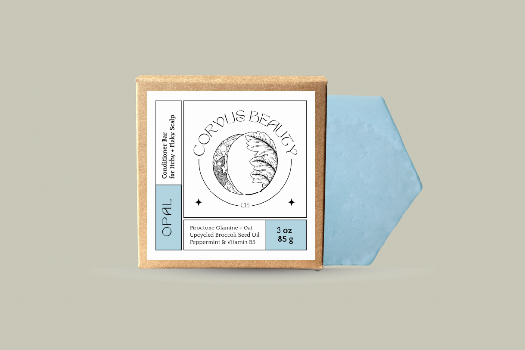 OPAL: Conditioner Bar for Itchy and Flaky Scalp - Corvus Botanicals