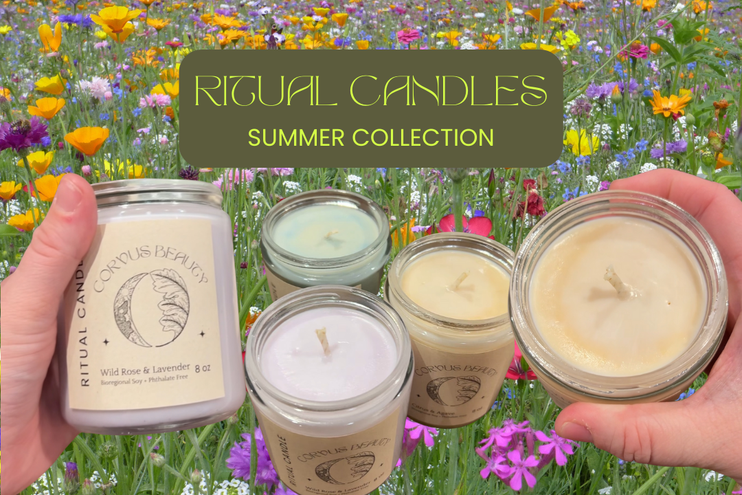 Summer Ritual Candles - Corvus Botanicals