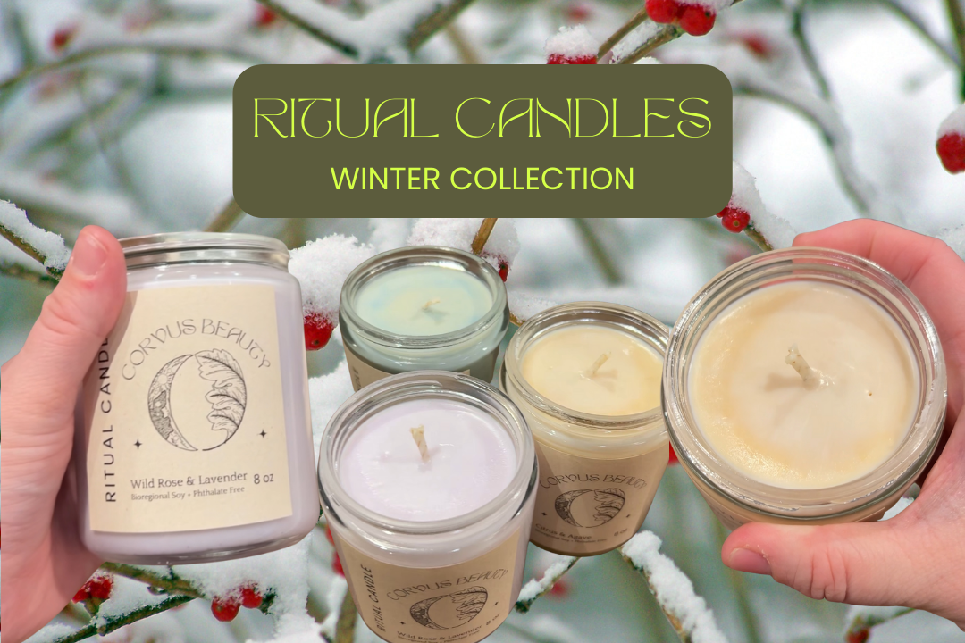 Winter Ritual Candles - Corvus Botanicals
