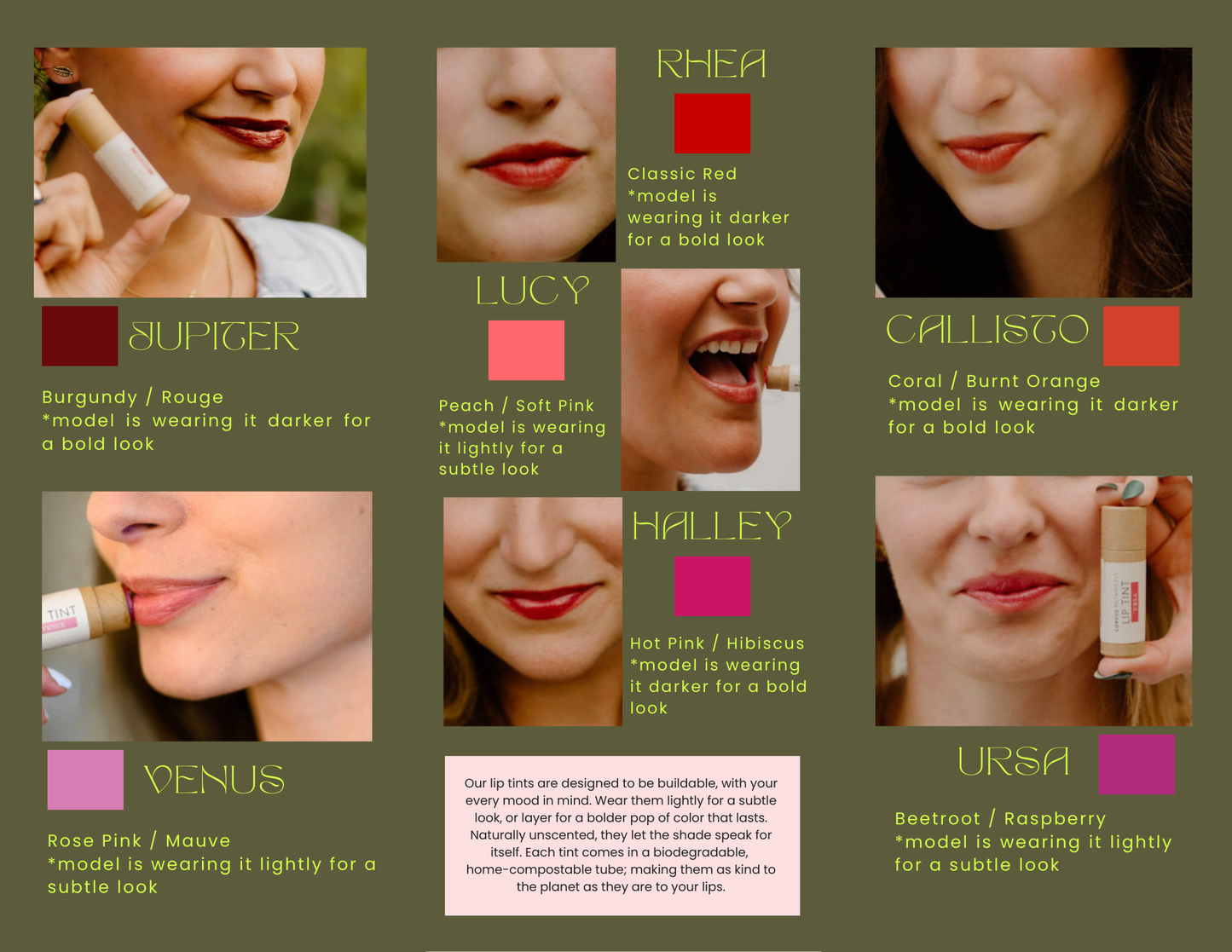 Lip Tints - Corvus Botanicals