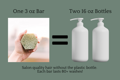 EMERALD: Maintenance Shampoo Bar for Normal Hair and Scalp