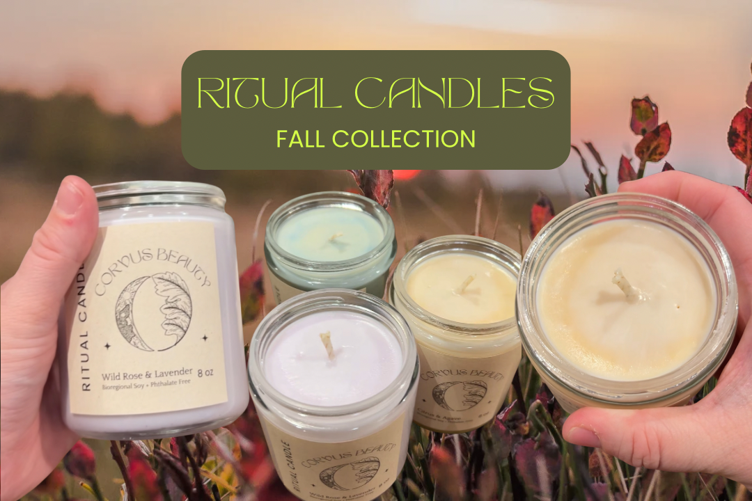 Fall Ritual Candles - Corvus Botanicals