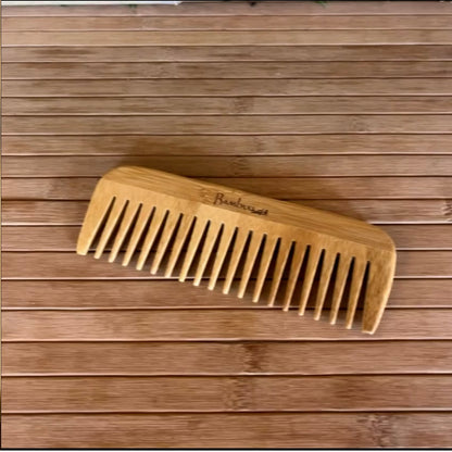 Bamboo Wide Tooth Comb