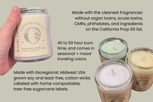 Winter Ritual Candles - Corvus Botanicals