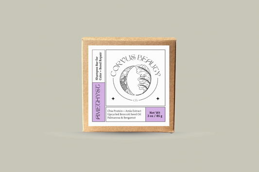 AMETHYST Shampoo Bar for Color + Bond Repair - Corvus Botanicals