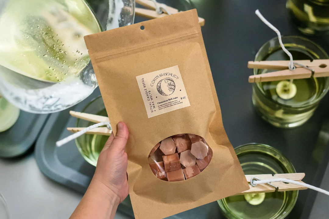 Ritual Candle Refill + Wax Melts - Corvus Botanicals