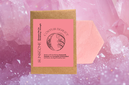 SUNSTONE Shampoo Bar for Thickening + Strength - Corvus Botanicals